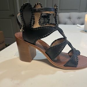 Black Jack Rogers sandal Heels